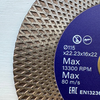 Tile & Porcelain Mitre Cut Grind Blade 115mm